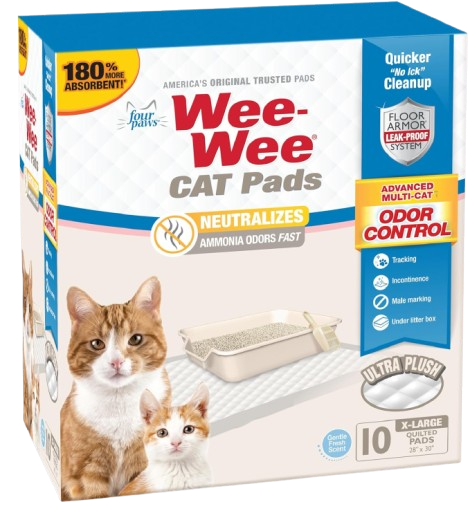Cat Pee Pads, Disposable Litter Box Mats